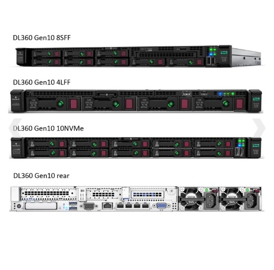 HPE ProLiant DL360 Gen10 Server | 1U Rack Server | Refurbished